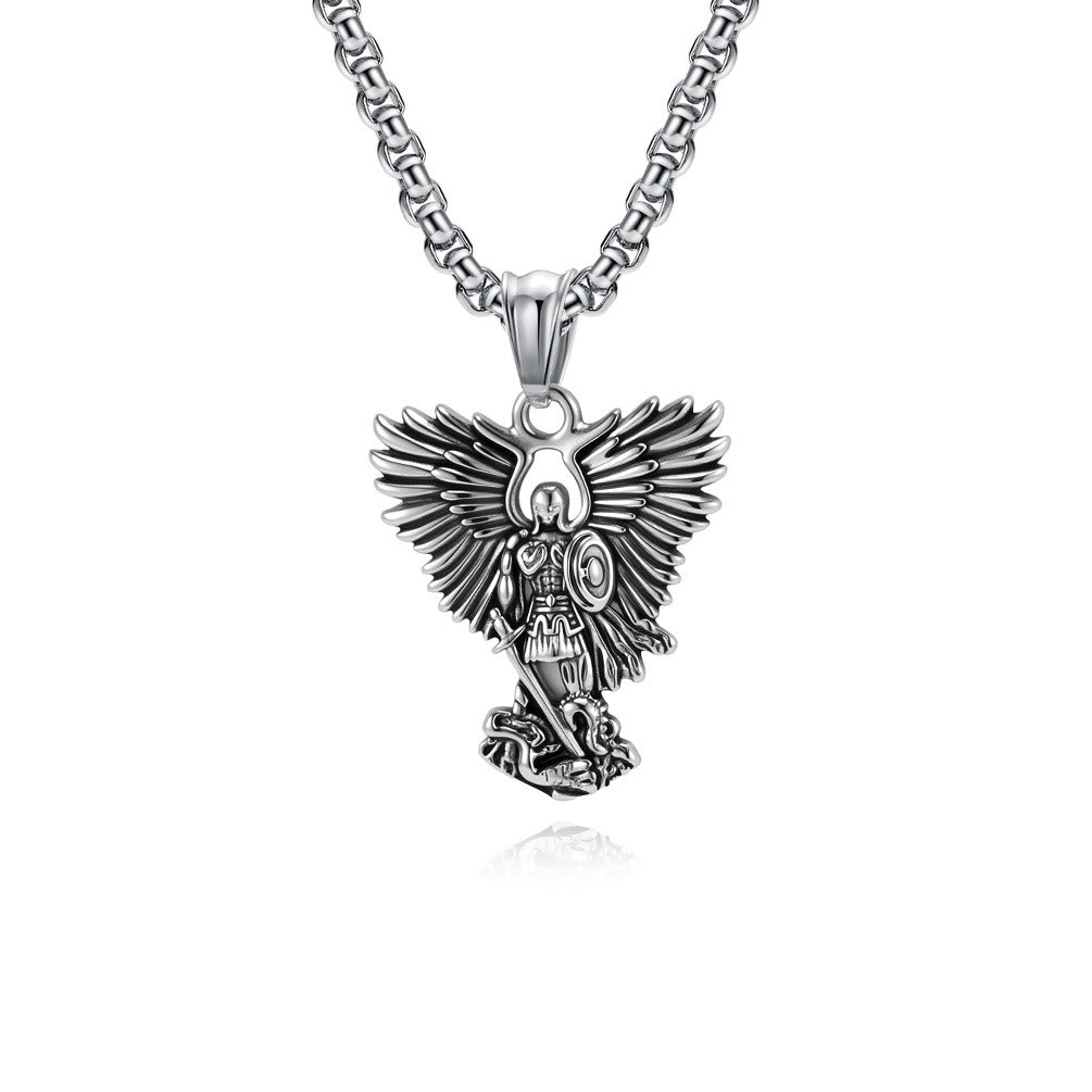 Angel Warrior Streetwear Pendant Necklace