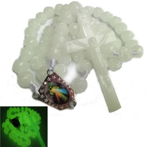 Luminous Hanging Decorative Cross Wall Rosary - Glow in the Dark
